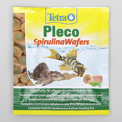 Tetra Pleco Spirulina Wafers Корм для донных рыб со спирулиной,15 гр.